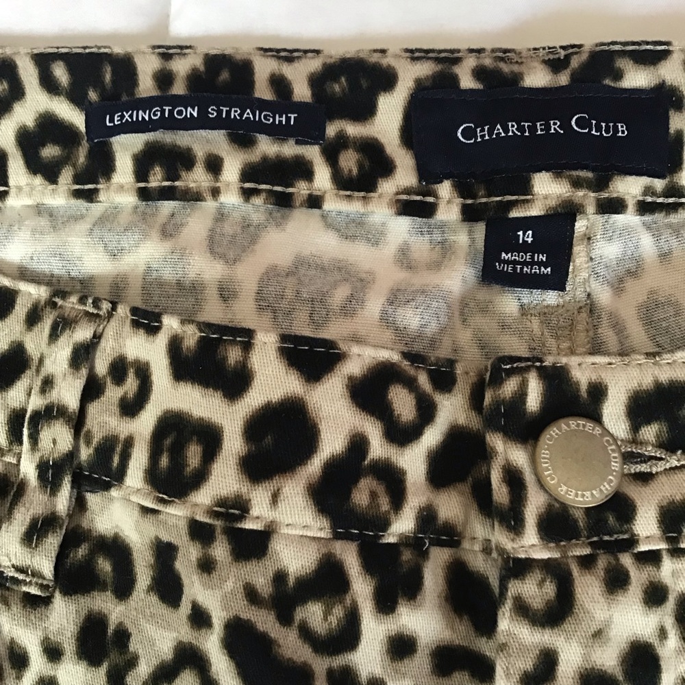 Leopard print Jeans/Pants